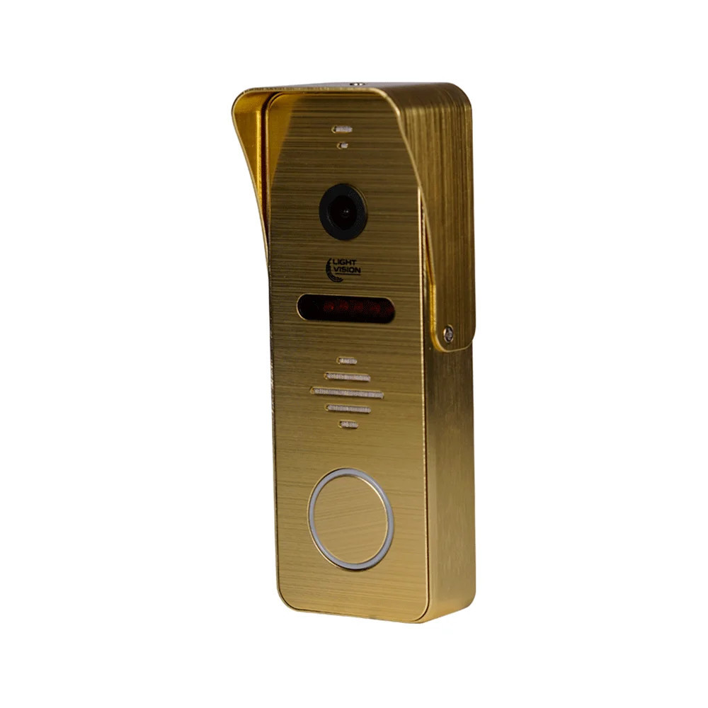 Комплект відеодомофона Light Vision: домофон 7" AMSTERDAM FHD White та відеопанель RIO FHD Gold (82-00206-82-00214) Київ - фото 16