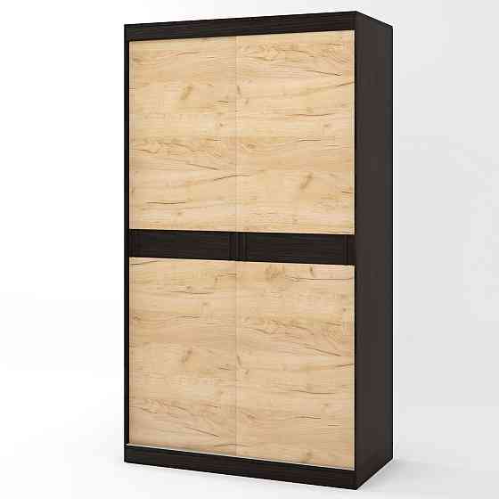 Шафа-купе Еверест Соната 1200 дводверна 120х60х217 венге темний + дуб крафт золотий (DTM-2393) Дніпро