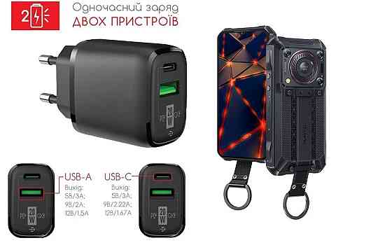 Сетевое зарядное устройство для Oukitel WP33 Pro, 20W 3A, Quick Charge 3.0 Киев