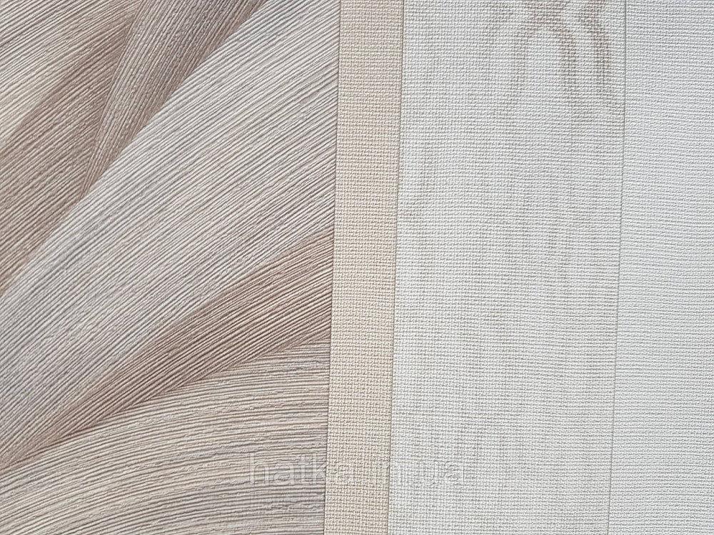 Обои виниловые на флизелин Erismann Casual Chic 1.06х10 геометрия абстракция листья бежевые серые 10257-02 Киев - изображение 2