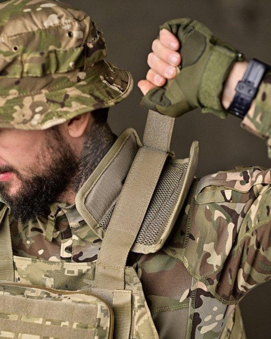 Тактична плитоноска з чотирма точками швидкого скидання Asdag піксель ТТ2615 Одеса - фото 10