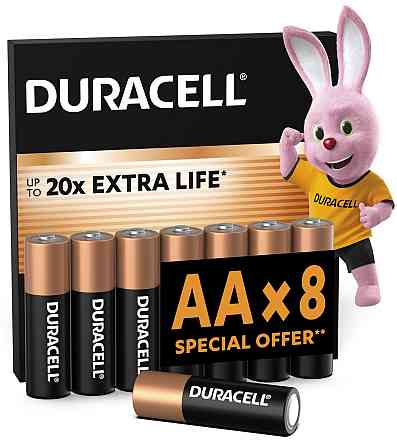 Щелочные батарейки Duracell AA, 8 шт (6409643) Киев