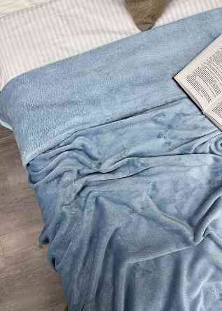 Плед-покривало Decorator WellSoft 200х220 см однотонний Блакитний (87-159) Київ