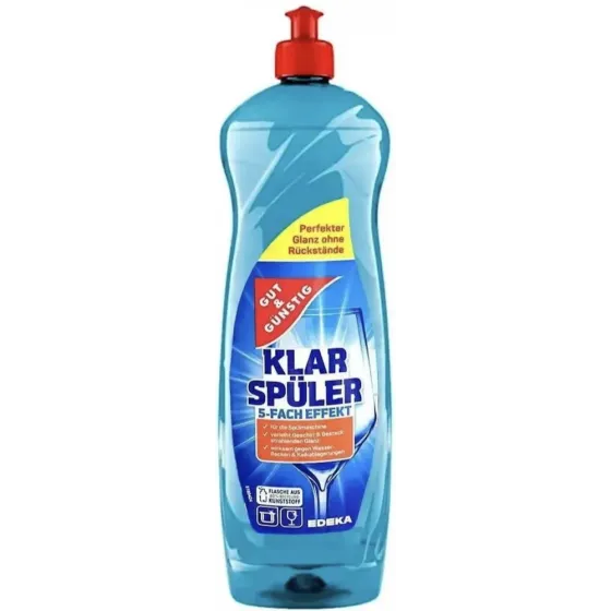 Ополіскувач для посудомийних машин Gut&Gunstig Edeka Klarspuler 1 л Київ