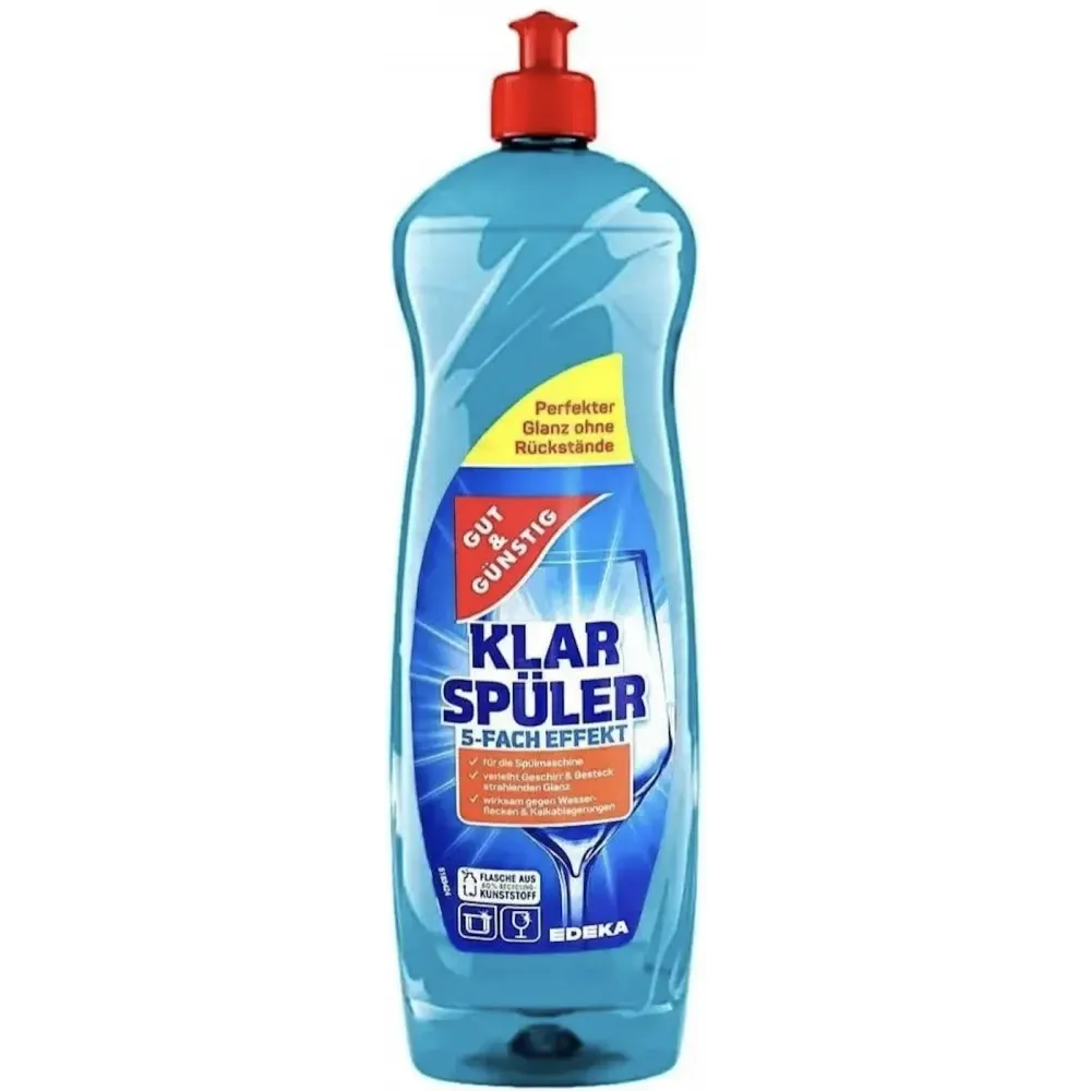 Ополіскувач для посудомийних машин Gut&Gunstig Edeka Klarspuler 1 л Київ - фото 1