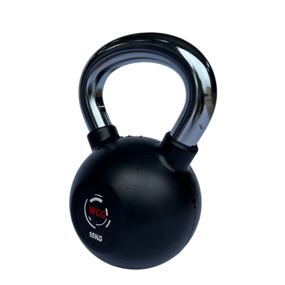 Гиря прогумована з хромованою ручкою WCG 16 кг Київ - фото 3