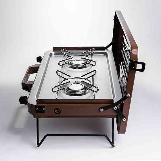 Газова плита портативна туристична з п'єзопідпалом для кемпінгу, дачі та виїздів на природу 7000 Вт HP-DS3-5 Коломыя