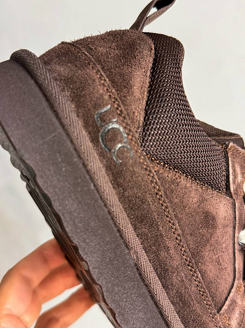 Кросівки жіночі Hengji 1517-6 замшеві з подвійною шнурівкою уггі коричневі, 37, 24 см Київ - фото 8