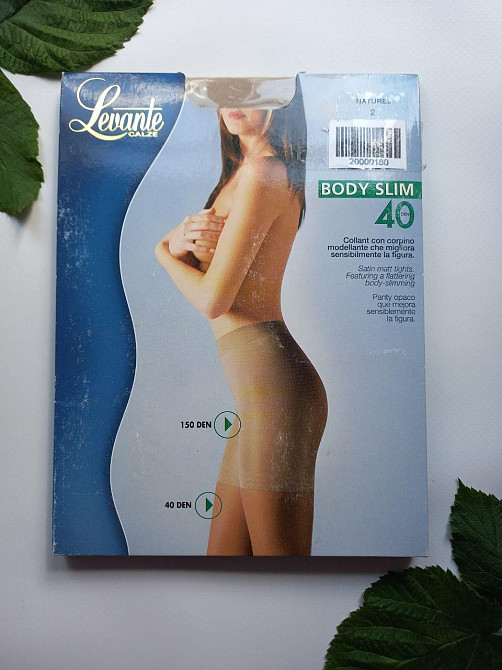 Коригувальні колготи з шортами levante body slim 40 природній 2 Славута - фото 2