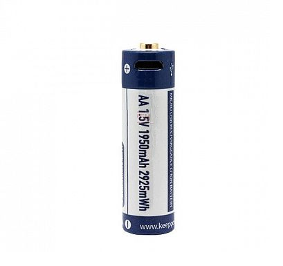 Аккумулятор 14500 Keeppower Li-ion R6 1950mAh / 2bl (P1450U1 AA) Киев - изображение 1