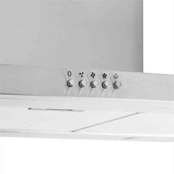 Вытяжка Bonita 90 см, 500 м³/ч, островная конструкция, нержавеющая сталь, серебристый (Германия, читать Ровно