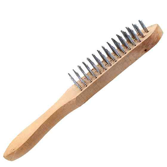 Щетка проволочная деревянная 6-ти рядная SIGMA (9011161) Ровно