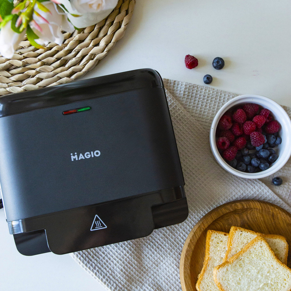 Портативная электрическая сэндвичница MAGIO MG-378 750 Вт, Электробутербродница для дома BI-10 Львов - изображение 11