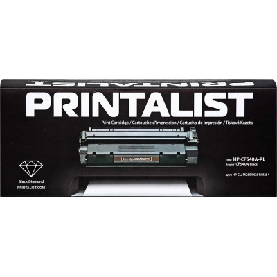 Картридж Printalist HP CLJ M280/M281/M254 CF540A Black (HP-CF540A-PL) Вінниця - фото 1