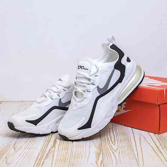 Кроссовки Nike 270 Сеточка Мужские Белые Найк с Амортизацией (размеры: 41,42,43,44,45) Видео Обзор - 53-3 Днепр