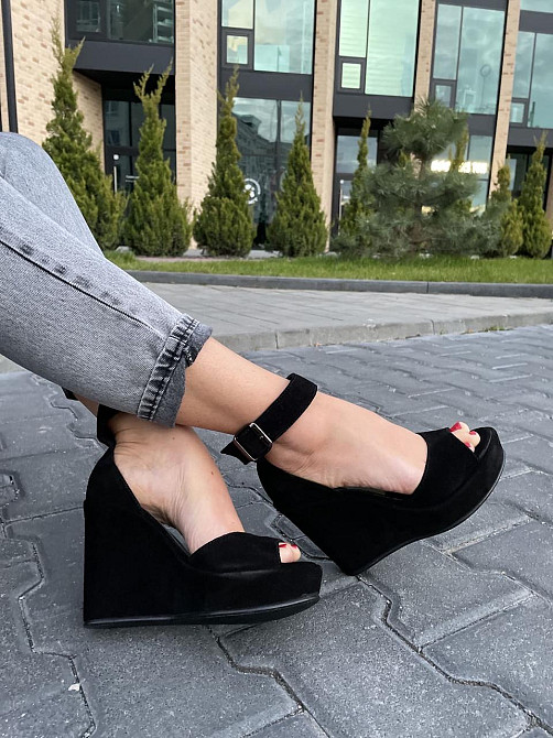 Nivelle Босоніжки жіночі NIVELLE 1889/C-818 чорні (літо, замша натуральна) (3398) Коломыя - изображение 1