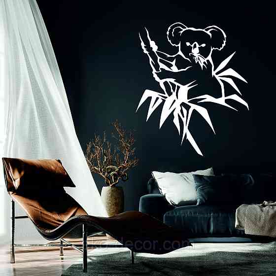 Декоративное настенное Панно «Коала»  Декор на стену 50*43 см , Белый Киев