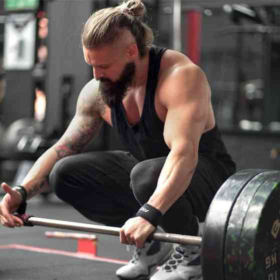 Лямки для тяги RDX S4 Gym Cotton Gel Straps Black Plus Каменское