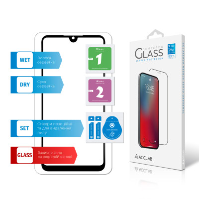 Стекло защитное ACCLAB Full Glue ZTE Blade L220 Black (1283126583346) Винница - изображение 7