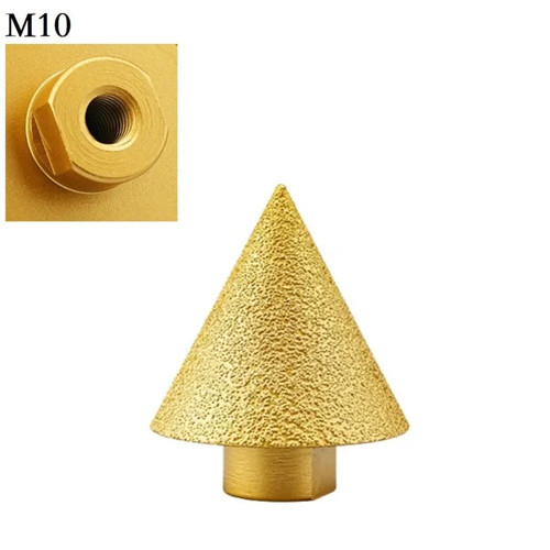 Фреза алмазная конусная 2-38мм M10 по керамике граните для дрели Вінниця - фото 1