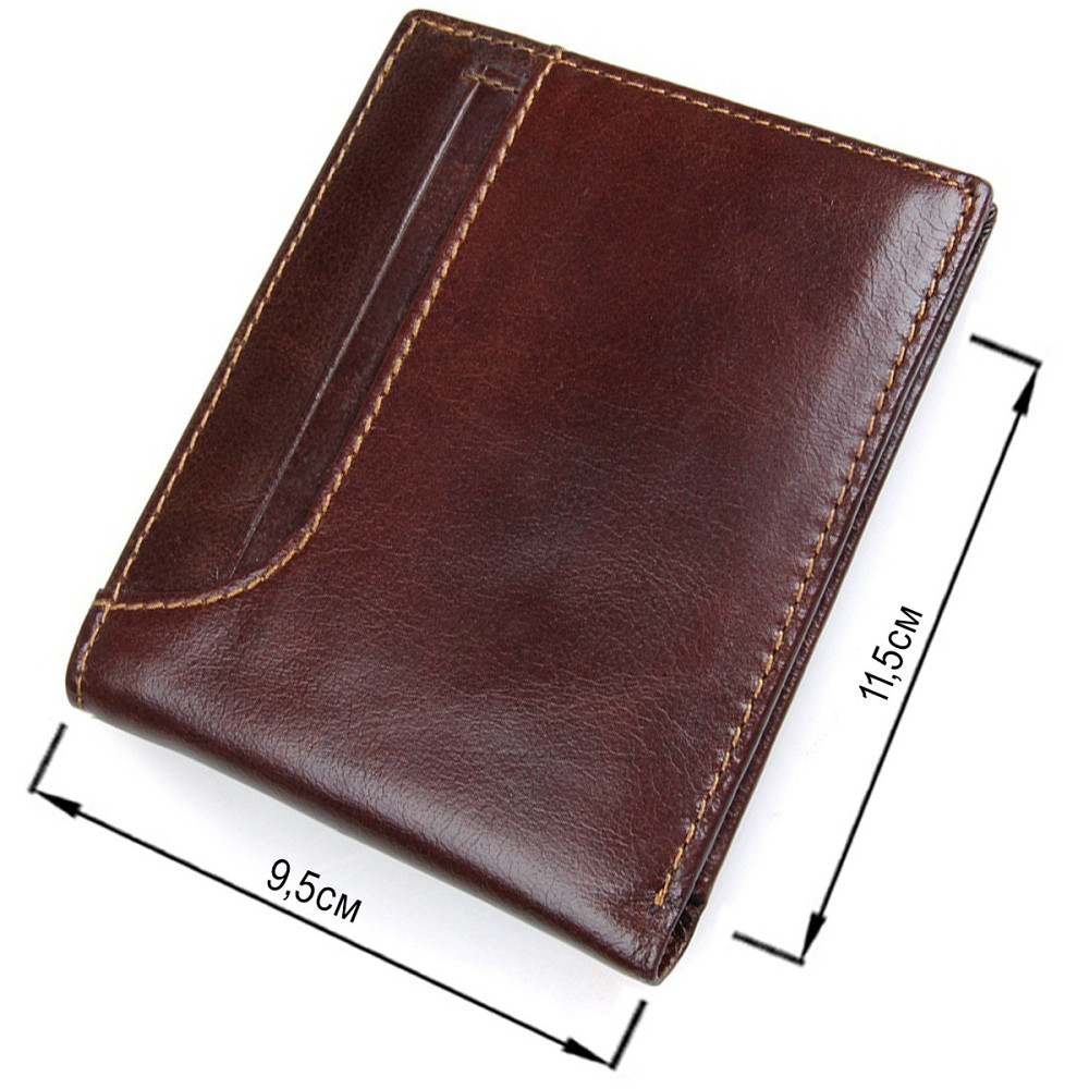 Кошелек мужской Vintage 14374 Коричневый Киев - изображение 3