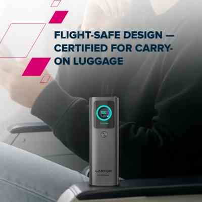 Батарея универсальная Canyon 20000mAh OnPower 265 PD/100W (CNS-CPB265DG) Винница