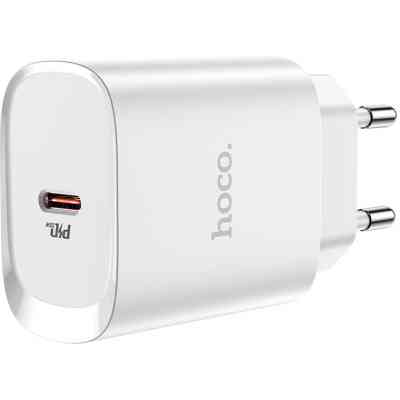 Зарядное устройство HOCO N14 Smart Charging USB-C PD20W White (6931474745026) Винница