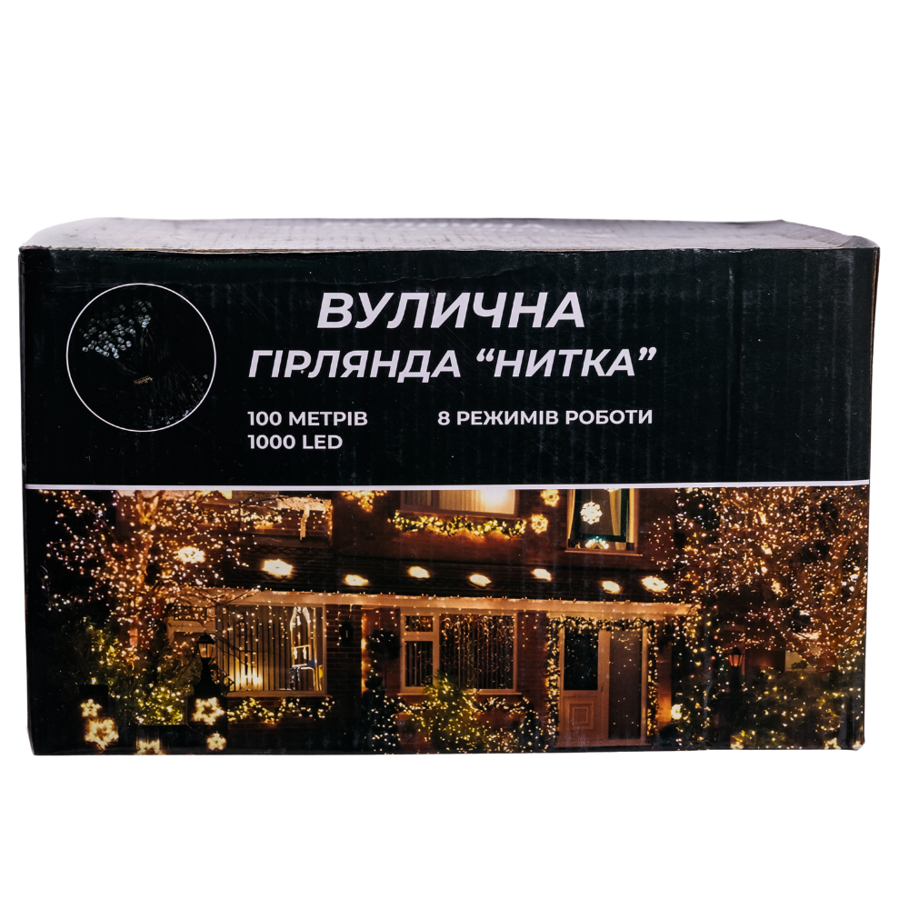 Garlando Гірлянда Різдвяна фея вулична 100 м 1000 LED білий провід Білий CF1000L100MWW Коломия - фото 3