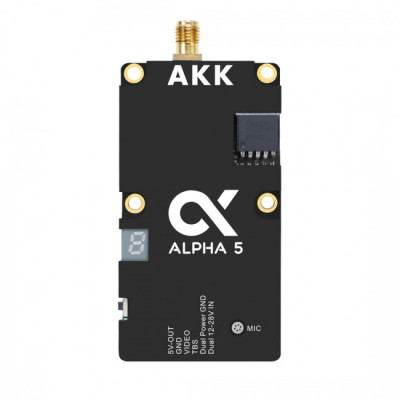 Видеопередатчик (VTX) AKK Alpha 5 5W 5.8GHz 80CH (58G5VTX) Винница - изображение 1