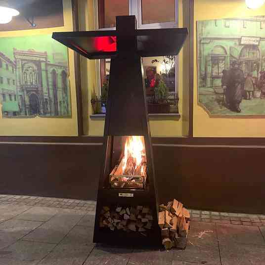 Обогреватель на дровах Quan Garden Master, черный QN94923 Код: 009794 Ровно