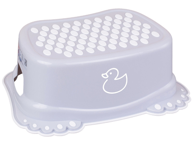 Сходинки дитячі антиковзкі у ванну DUCK light gray Київ - фото 1