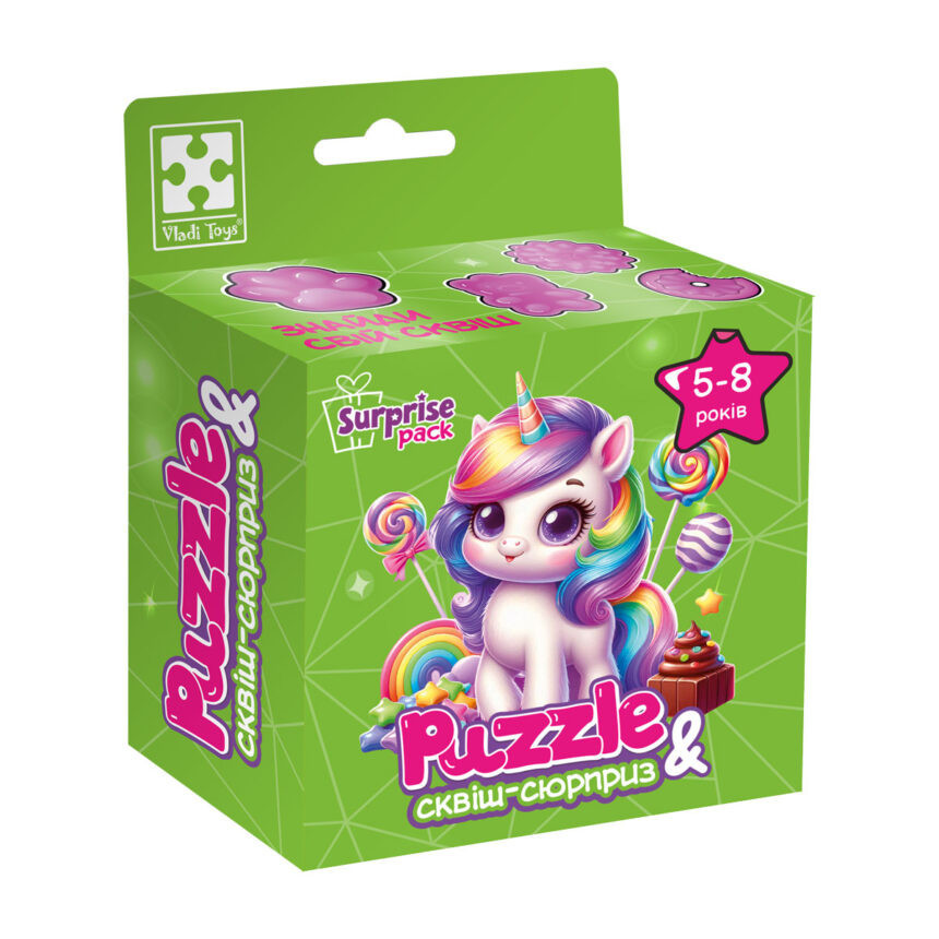 Дитячі пазли з сюрпризом "Єдиноріжка"2 VT8030-02, 180 деталей Вінниця - фото 1
