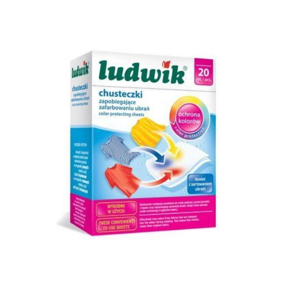 Серветки для запобігання фарбуванню одягу під час прання 20шт Ludwik Житомир