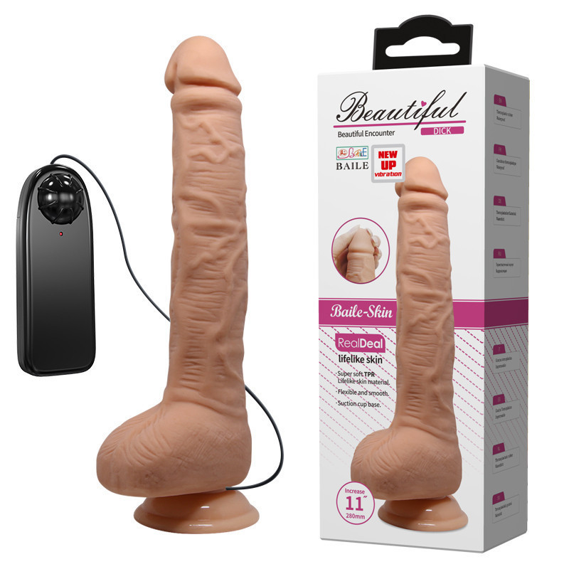 Вібратор - Beautiful Encounter Dick Vibrator Flesh Sex Aura Київ - фото 2