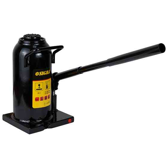 Sigma Домкрат гидравлический бутылочный 20т H 242-452мм SIGMA (6101201) Коломия