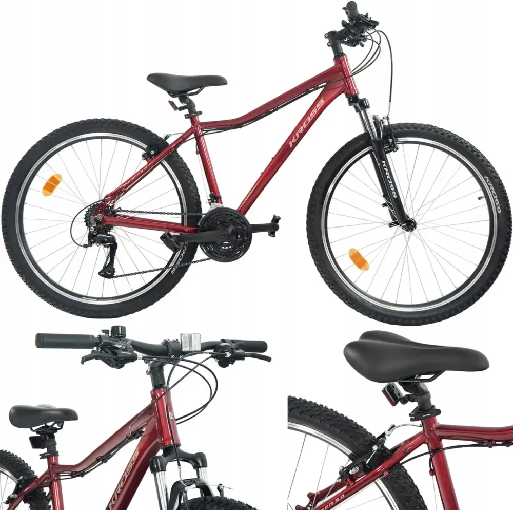 Велосипед Kross Górski Shimano Rama 15 Czerwony 27,5 2024 Киев - изображение 1