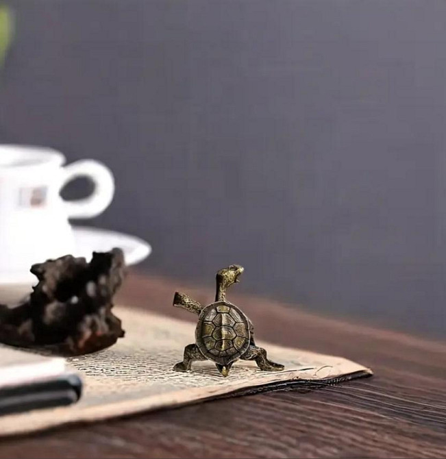 Маленький металевий тримач для благовоній "Черепаха Кунг-фу", підставка для ароматичних паличок у ст Київ - фото 4