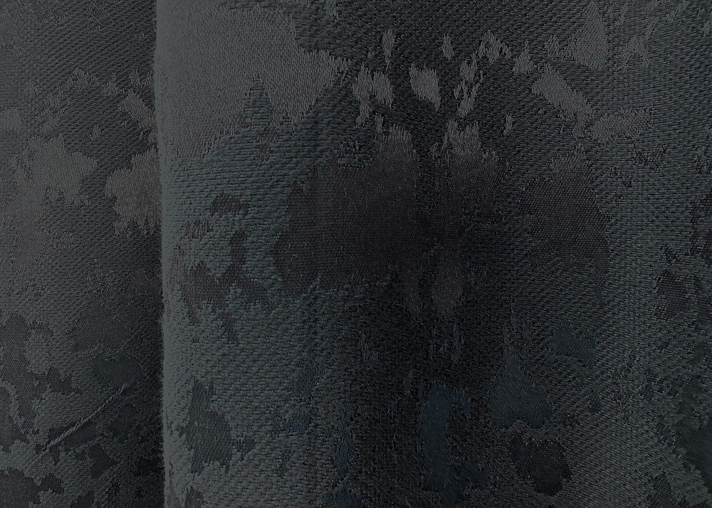 Комплект коротких штор VR-Textil Льон мармур Pavliani ХО № 1262ш Графітовий 130х170 см 2 шт (35-0204) Київ - фото 6