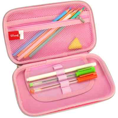 Пенал Cool For School с тиснением 1 отделение Розовый (QT-5781-Pink) Винница