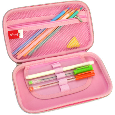 Пенал Cool For School с тиснением 1 отделение Розовый (QT-5781-Pink) Винница - изображение 2