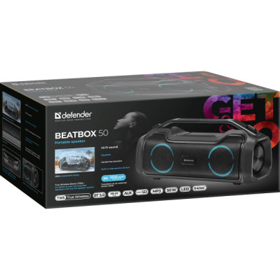 Акустична система Defender Beatbox 50 Bluetooth Black (65950) Вінниця - фото 5