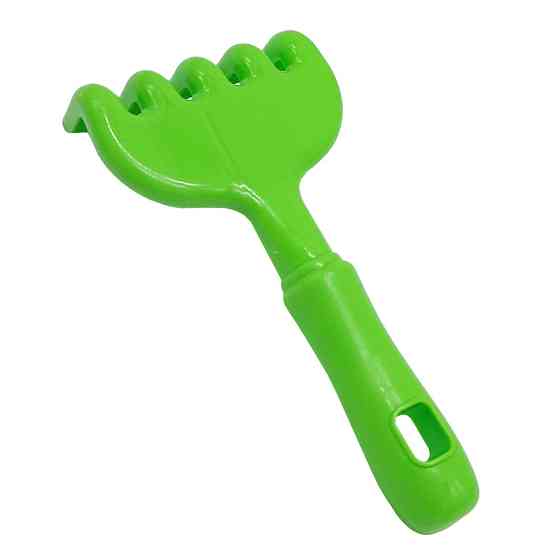 Дитячі іграшкові грабельки "Г-5" 1-107 розмір 18,5 см Зелений Вінниця