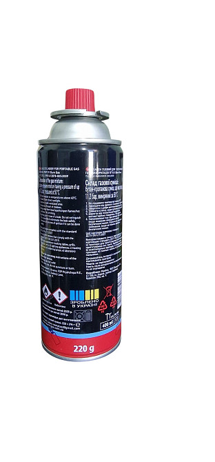 Газ 200 мл баллон для портативных газовых устройств для плит водок бутан пропан 11.2 бар Одесса - изображение 2