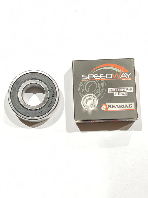 Підшипник коленвала 6204-2RS 20*47*14 (Honda TACT, Suzuki AD) (Китай) Київ - фото 1