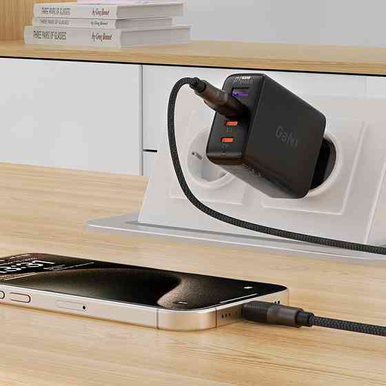 Кабель ACEFAST C10-04 USB to Type-C 3A, 1.2m, silicone, zinc connectors, Black Київ