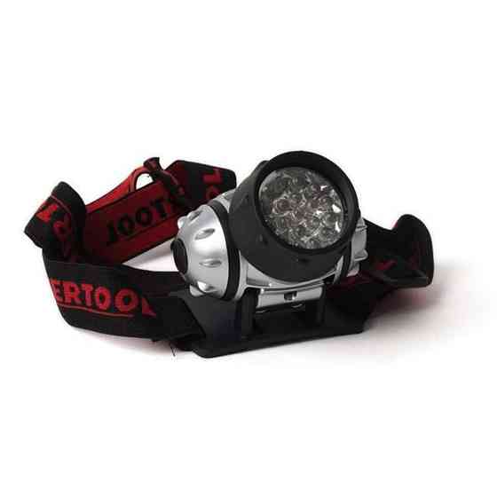 Фонарь налобный светодиодный, четыре режима работы, 19 LED, батарейки 3 ААА. Мукачево