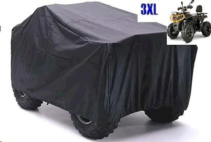 Чохол дощовик на квадроцикл XXXL (256x110x120см) чорний Мукачево - фото 1