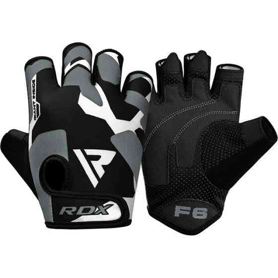 Перчатки для фітнесу RDX F6 Sumblimation Grey XL Кам'янське