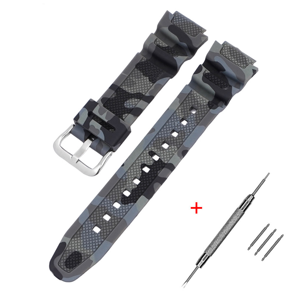 Ремешок для Casio G-Shock AQ-S800/AE-1200 Camo Gray SL SBR Киев - изображение 1