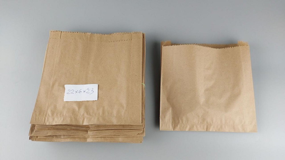Бумажные пакеты саше 22/6*21  коричневый (100 шт) Харьков - изображение 3